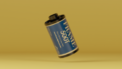 Frame 500T 35mm tungsten color negative film roll for low light photography